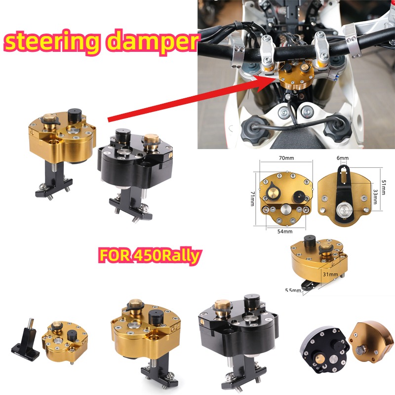 Steering Damper Stabilizer Kit Cnc - Steering Damper Mount Kit For 450