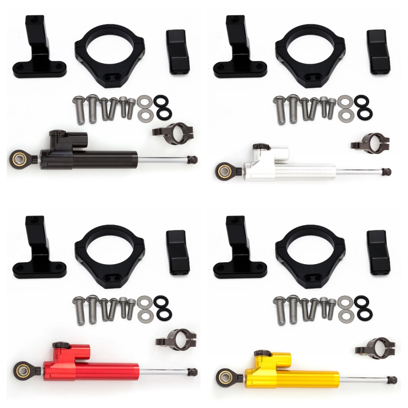 Steering Damper Stabilizer Kit Cnc - For Zontes 703RR CNC Motorcycle Stabilizer