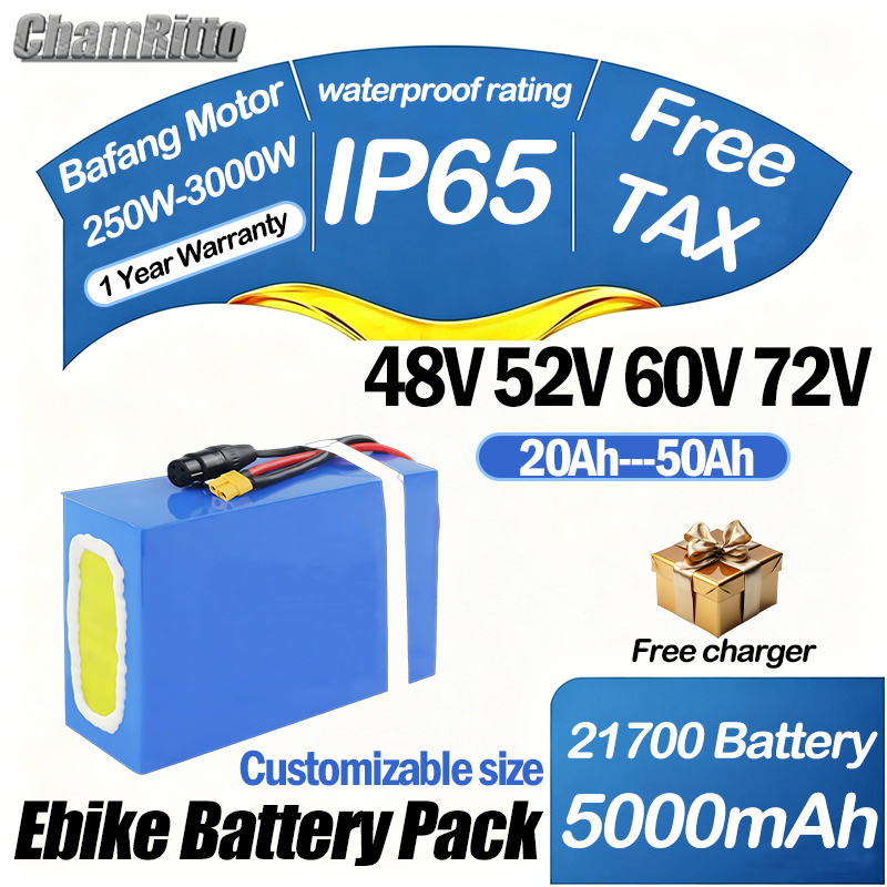 60V 72V 2000W ebike Elektrisch - 60V 30Ah 21700 Battery Pack review and price