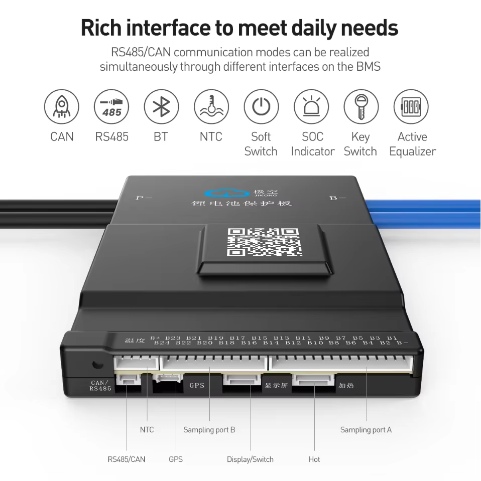 JK BMS Active Balance 150A 1A  - Smart Bms 20S 72V 150A Bluetooth review and price