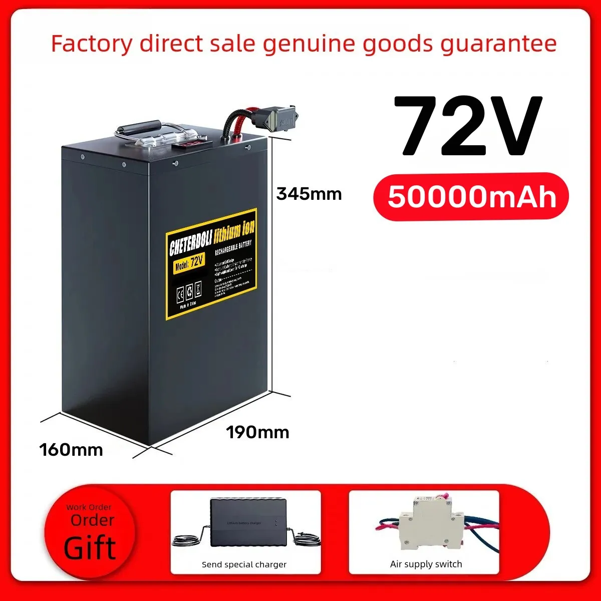 Aleaivy 60V 72V Ebike Lithium  - 72V 30Ah Lifepo4 Battery Pack review and price
