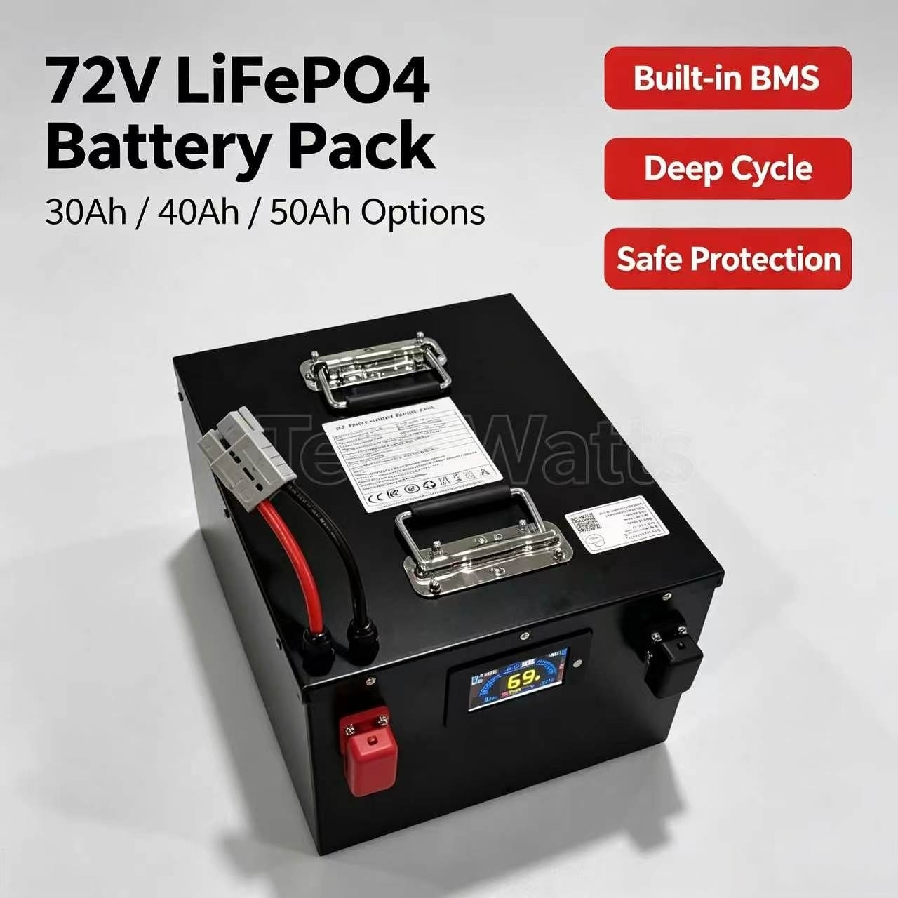 72v 30Ah 30A 40Ah 40A 50Ah 50A - 72V 30Ah Lifepo4 Battery Pack review and price