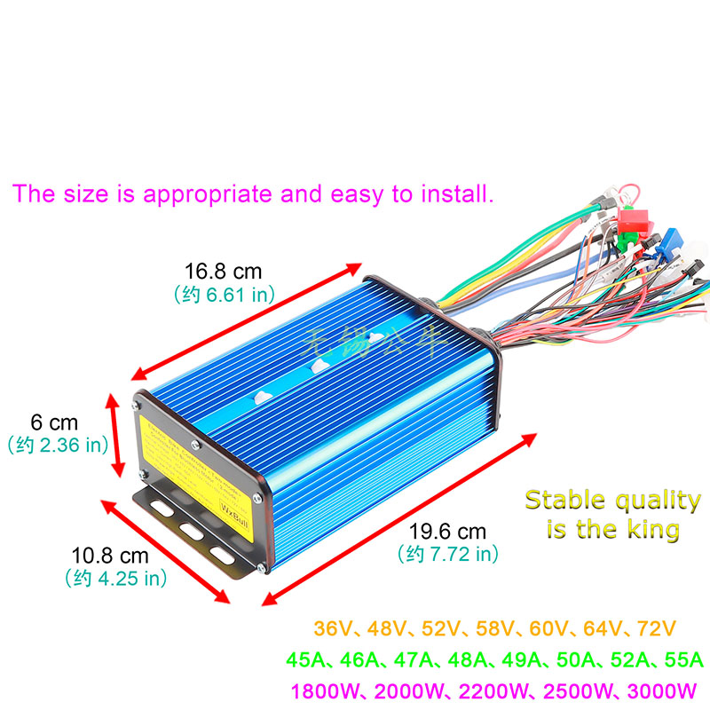 DC Brushless Motor Controller  - 72V 45A Dual Controller review and price