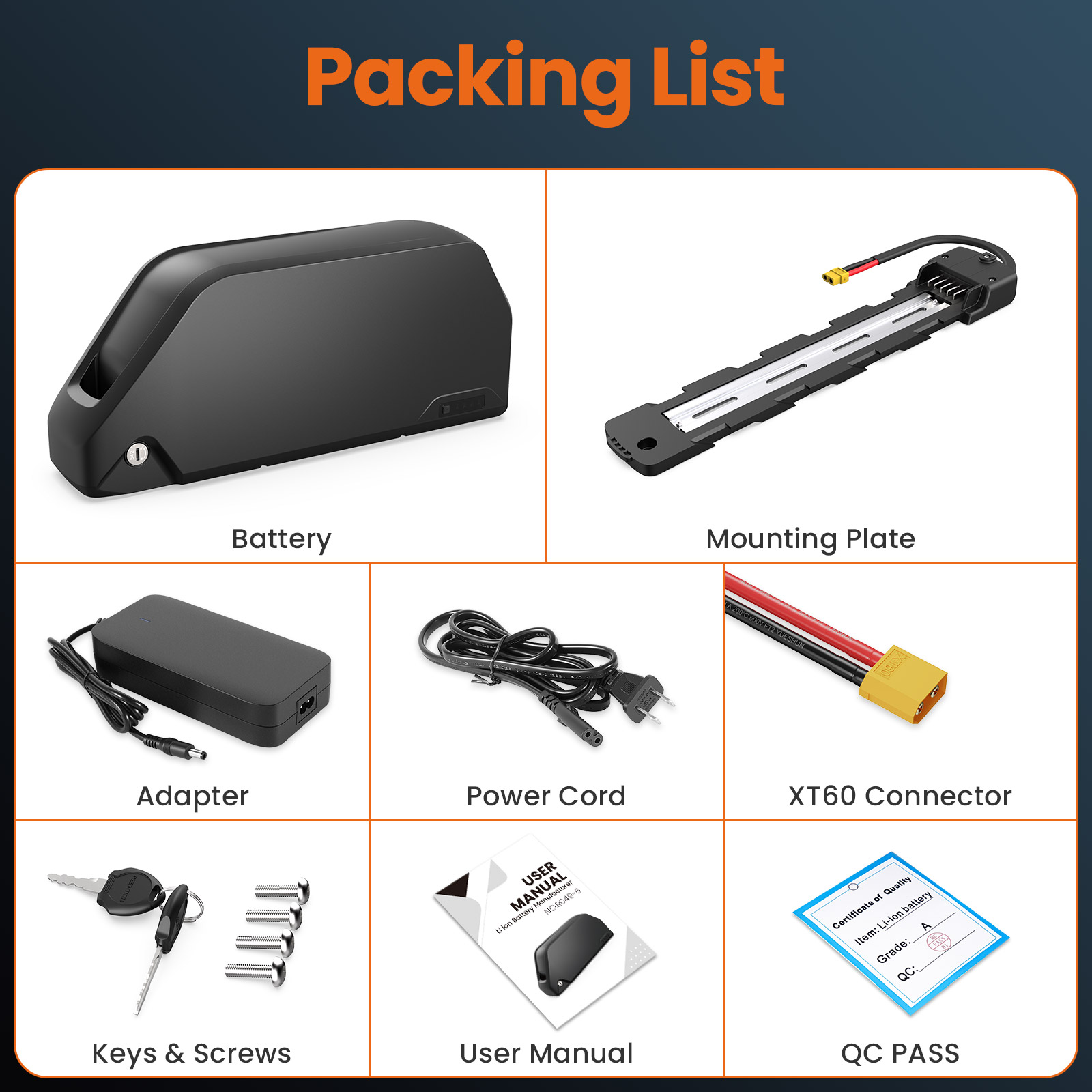 Polly Ebike Battery 48V 25AH 6 - 60V 30Ah 21700 Battery Pack review and price