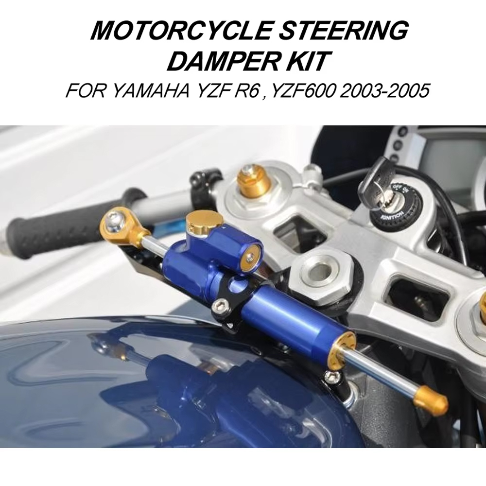 For YAMAHA YZF600 R6 2003-2005 - Steering Damper Stabilizer Kit Cnc review and price
